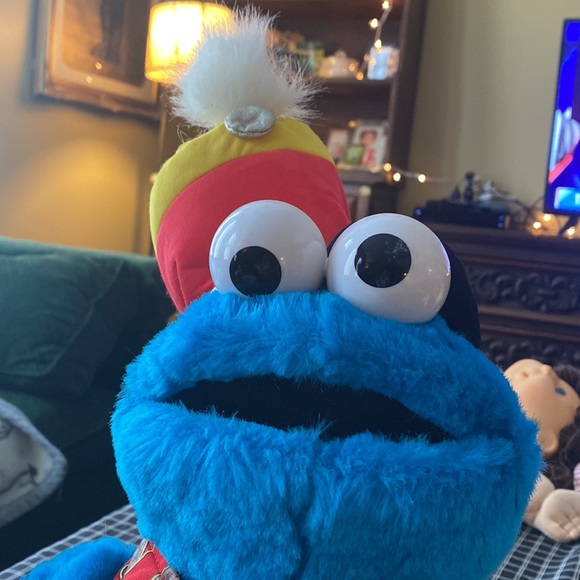🎺 🎶 Vintage trumpet playing Cookie Monster 🍪 - Picture 11 of 17